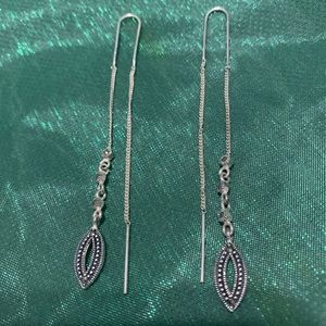 Sterling silver Threader earrings